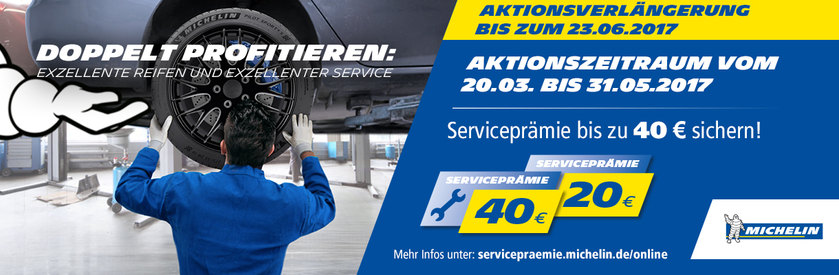 Michelin - PKW Serviceprämie