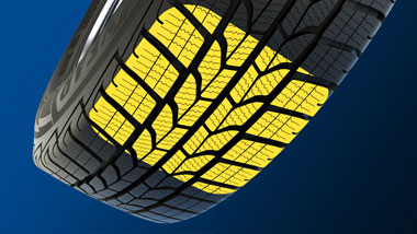 Breite Bodenaufstandsfläche