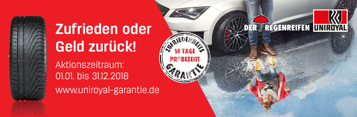 Uniroyal Zufriedenheitsgarantie