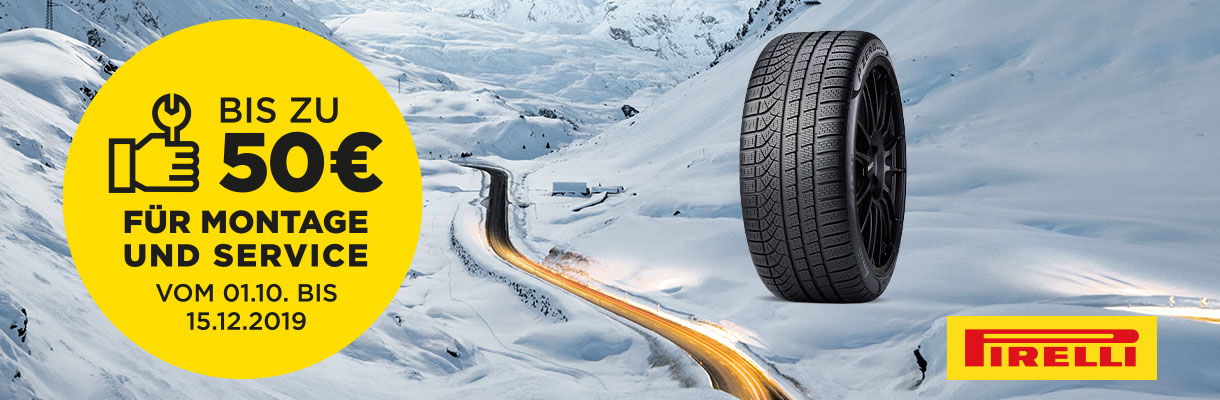 Pirelli Winter 2019 Aktion