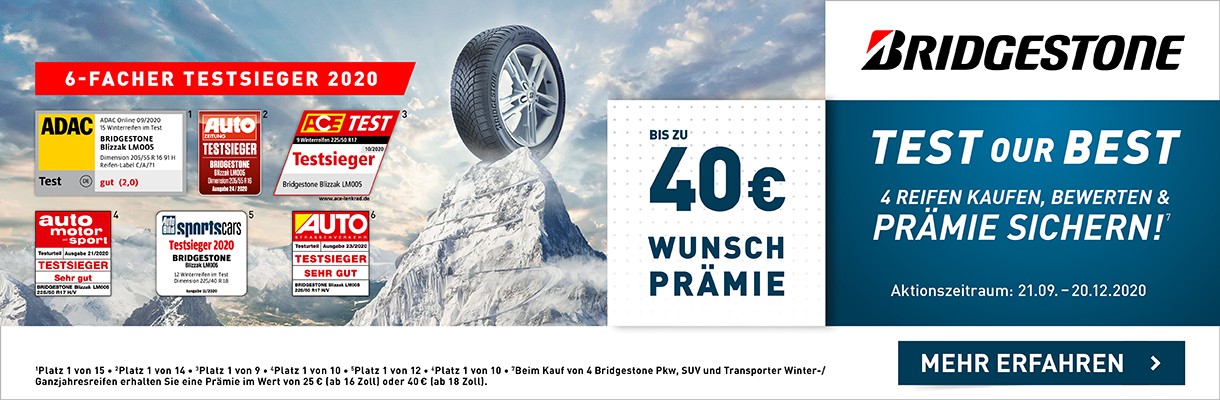 Bridgestone Test Our Best Winter 2020l