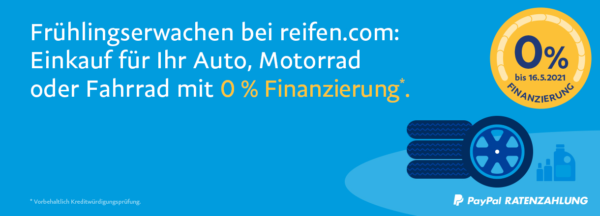 PayPal - 0 % Finanzierung