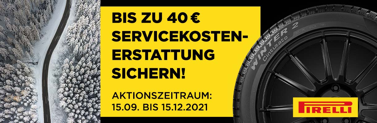 Pirelli Servicekostenerstattung Winter 2021