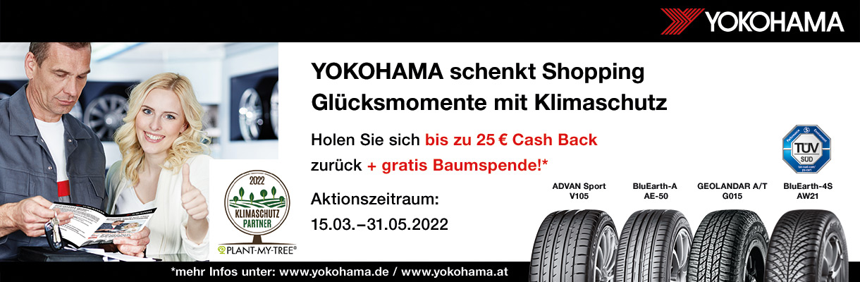 Yokohama Cashback Promo Aktion